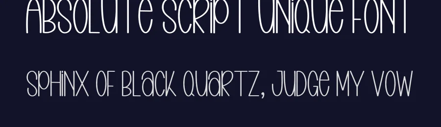 Absolute Script Unique Font by inermediaSTUDIO — Display Font — thumbnail 2