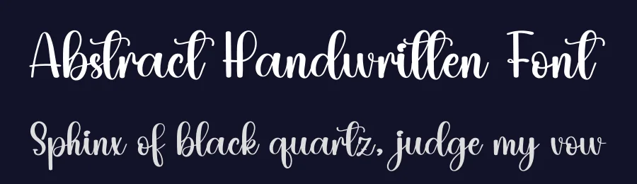 Abstract Handwritten Font by inermediaSTUDIO — Script Handwritten Font — thumbnail 2