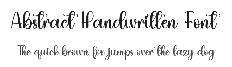 Abstract Handwritten Font by inermediaSTUDIO — Script Handwritten Font