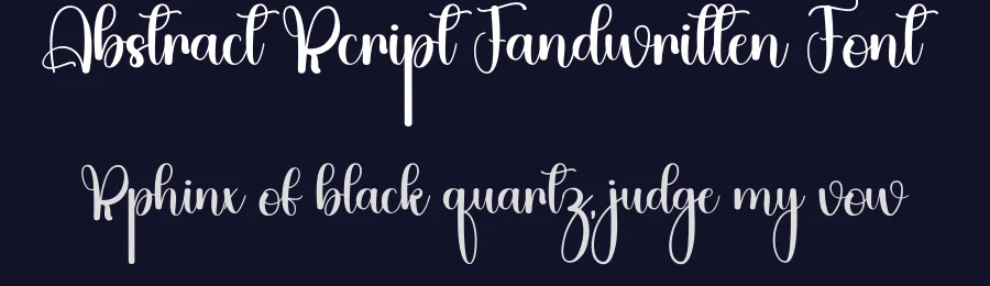 Abstract Script Handwritten Font by inermediaSTUDIO — Script Handwritten Font — thumbnail 2