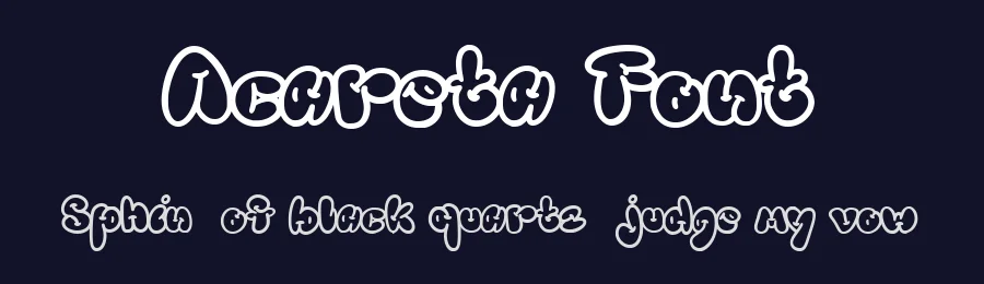 Acareta Font by The_Type — Decorative Font — thumbnail 2