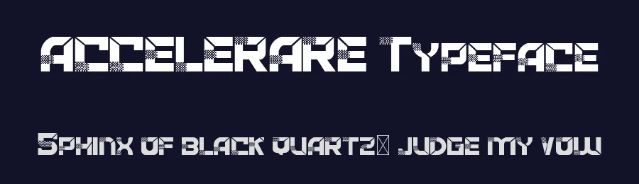 ACCELERARE Typeface by edricstudio — Sans Serif Font — thumbnail 2