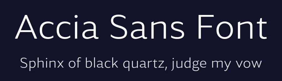 Accia Sans Font by Mint Type — Sans Serif Font — thumbnail 2