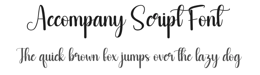 Accompany Script Font by andikastudio — Script Handwritten Font