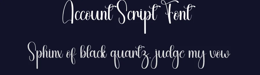 Account Script Font by andikastudio — Script Handwritten Font — thumbnail 2