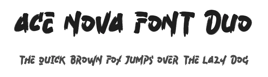 Ace Nova Font Duo by mhdafifersya — Script Handwritten Font