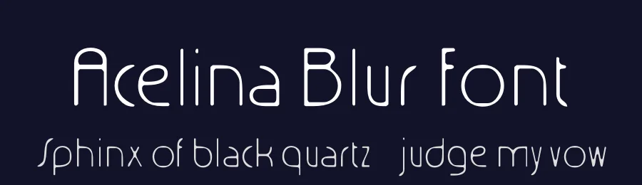 Acelina Blur Font by craftsupplyco — Sans Serif Font — thumbnail 2
