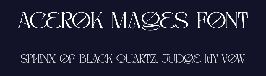 Acerok Mages Font by SlideShoot — Serif Font — thumbnail 2