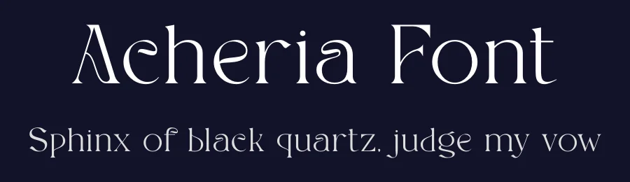 Acheria Font by SURATMI — Decorative Font — thumbnail 2