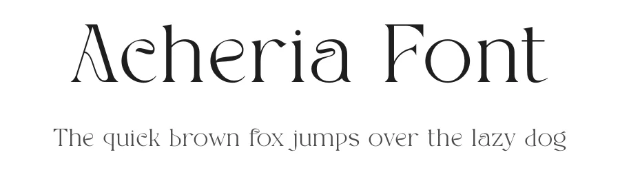 Acheria Font by SURATMI — Decorative Font