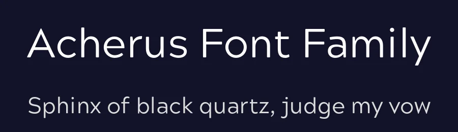 Acherus Font Family by Horizon Type — Sans Serif Font — thumbnail 2