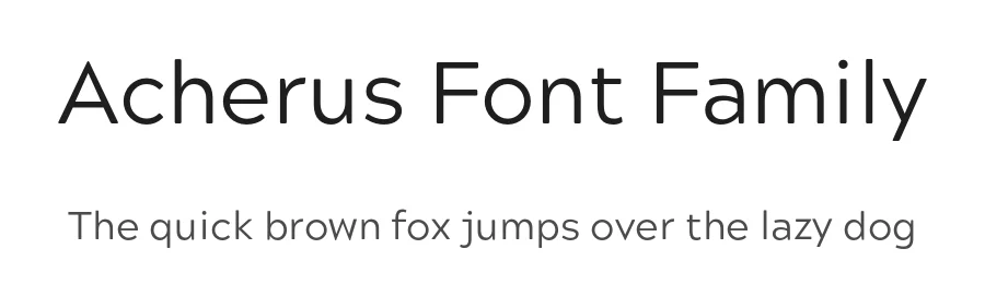 Acherus Font Family by Horizon Type — Sans Serif Font
