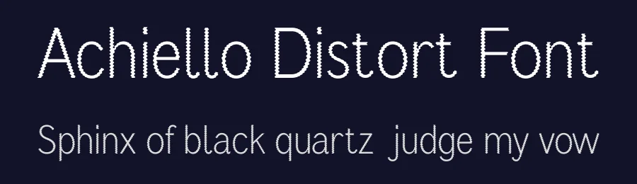 Achiello Distort Font by craftsupplyco — Display Font — thumbnail 2
