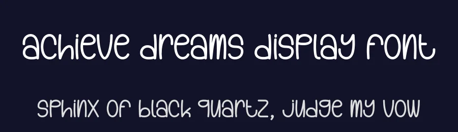 Achieve Dreams Display Font by andikastudio — Script Handwritten Font — thumbnail 2