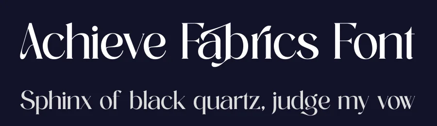 Achieve Fabrics Font by timelesstype.co — Serif Font — thumbnail 2