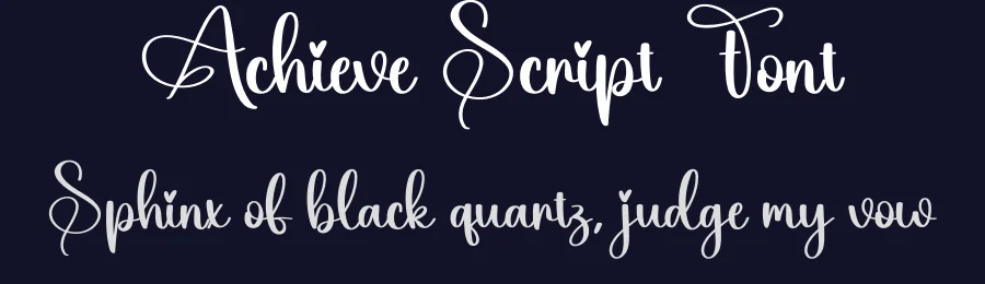 Achieve Script Font by creativeletter — Script Handwritten Font — thumbnail 2