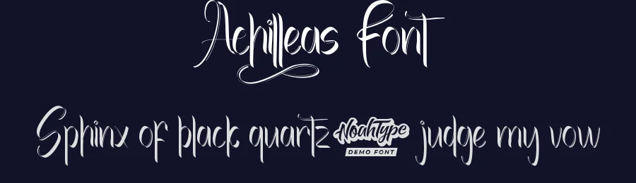 Achilleas Font by noahtype — Script Handwritten Font — thumbnail 2
