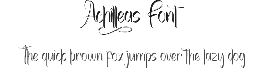 Achilleas Font by noahtype — Script Handwritten Font