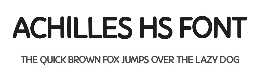 Achilles HS Font by Hannabie Creative — Decorative Font