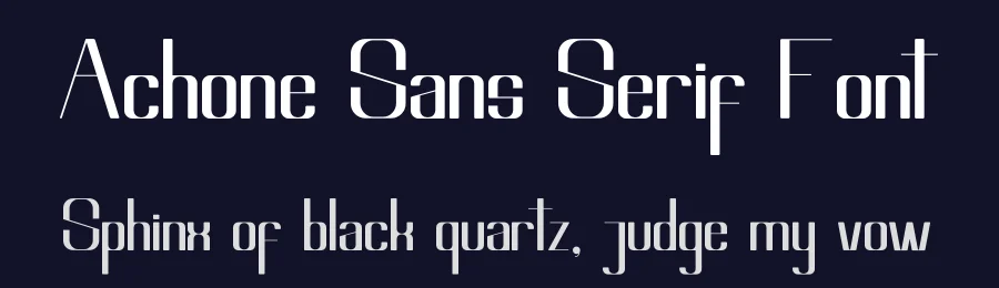 Achone Sans Serif Font by jadatype — Sans Serif Font — thumbnail 2