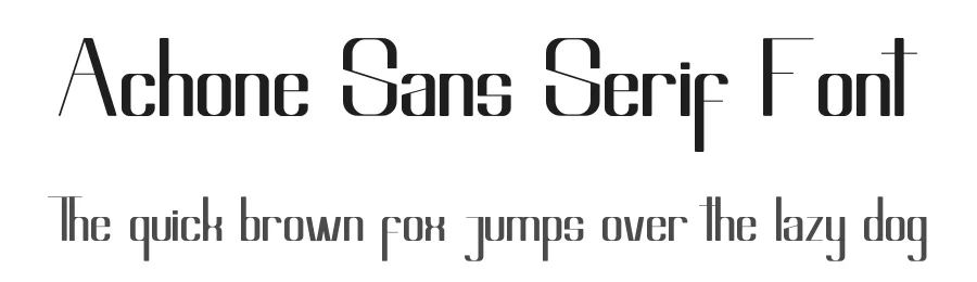 Achone Sans Serif Font by jadatype — Sans Serif Font