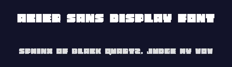 Acier Sans Display Font by Calixte Patissier — Display Font — thumbnail 2