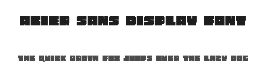 Acier Sans Display Font by Calixte Patissier — Display Font