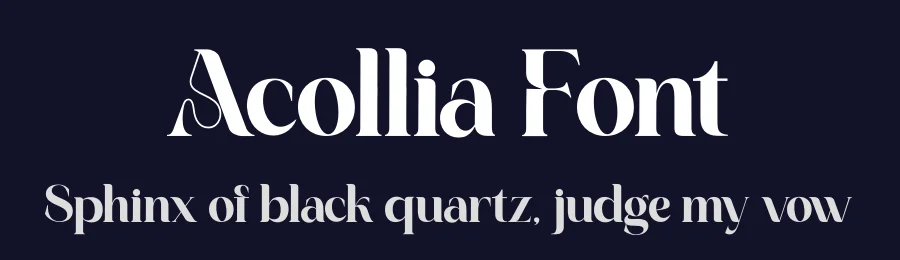 Acollia Font by saemooncreative — Serif Font — thumbnail 2