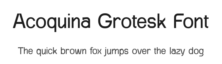 Acoquina Grotesk Font by UICreative — Decorative Font