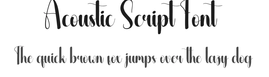 Acoustic Script Font by andikastudio — Script Handwritten Font