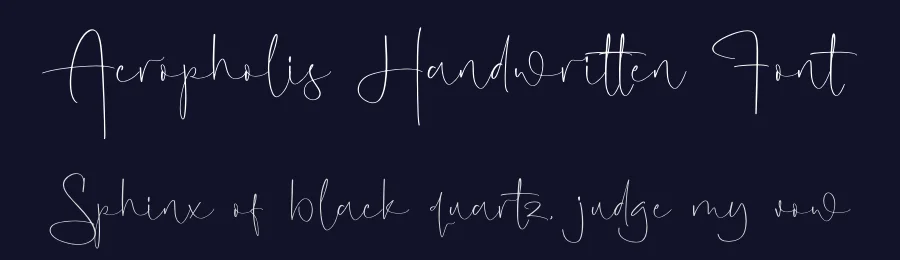 Acropholis Handwritten Font by Operatype.Co — Script Handwritten Font — thumbnail 2