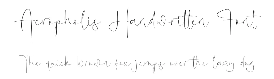 Acropholis Handwritten Font by Operatype.Co — Script Handwritten Font