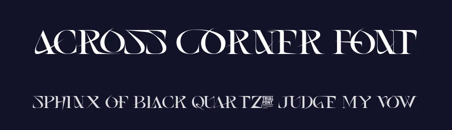 Across Corner Font by 177Studio — Display Font — thumbnail 2