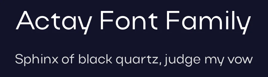 Actay Font Family by Arodora Type — Sans Serif Font — thumbnail 2