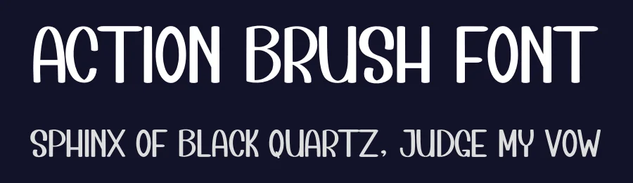 Action Brush Font by inermediaSTUDIO — Display Font — thumbnail 2