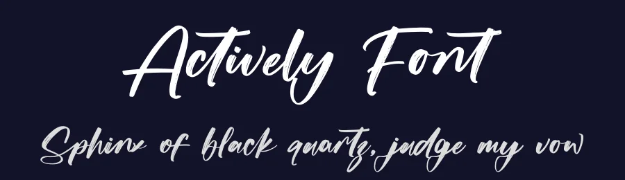 Actively Font by stylishtype.co — Script Handwritten Font — thumbnail 2