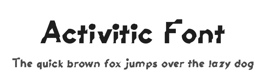 Activitic Font by Joël M — Sans Serif Font