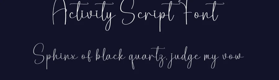 Activity Script Font by creativeletter — Script Handwritten Font — thumbnail 2