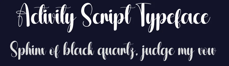 Activity Script Typeface by andikastudio — Script Handwritten Font — thumbnail 2
