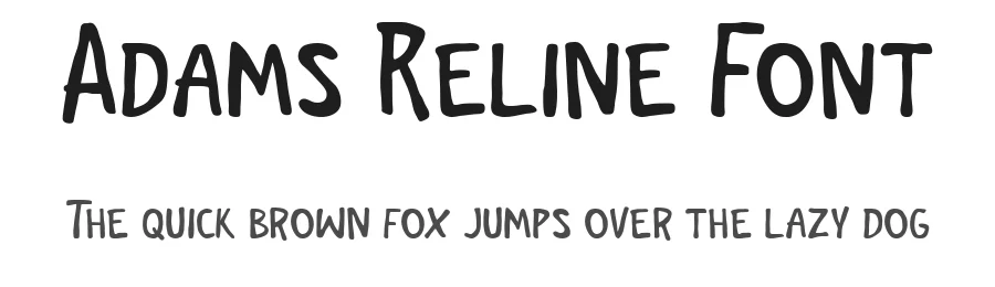 Adams Reline Font by Lettermine — Decorative Font