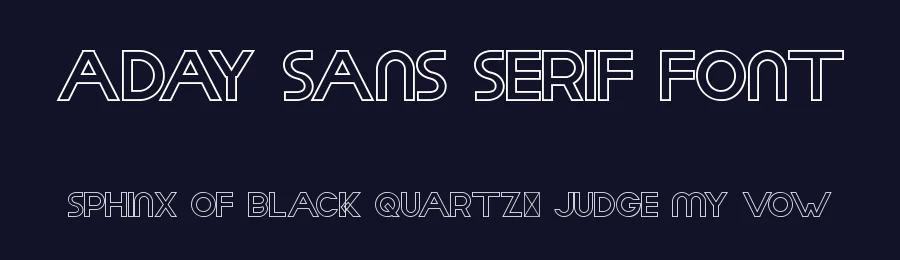 Aday Sans Serif Font by RaisProject — Sans Serif Font — thumbnail 2