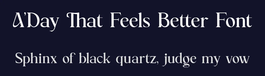 A’Day That Feels Better Font by ClevUs — Serif Font — thumbnail 2