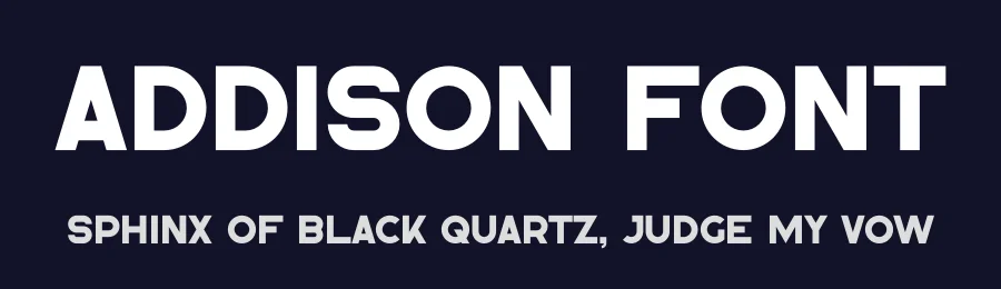 Addison Font by vpcreativeshop — Sans Serif Font — thumbnail 2