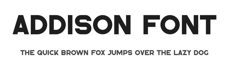 Addison Font by vpcreativeshop — Sans Serif Font