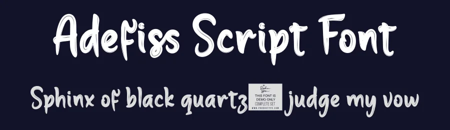 Adefiss Script Font by productype — Script Handwritten Font — thumbnail 2