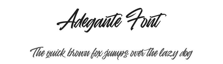 Adegante Font by metafontsy — Script Handwritten Font