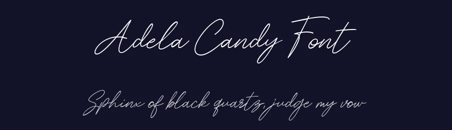 Adela Candy Font by metafontsy — Script Handwritten Font — thumbnail 2