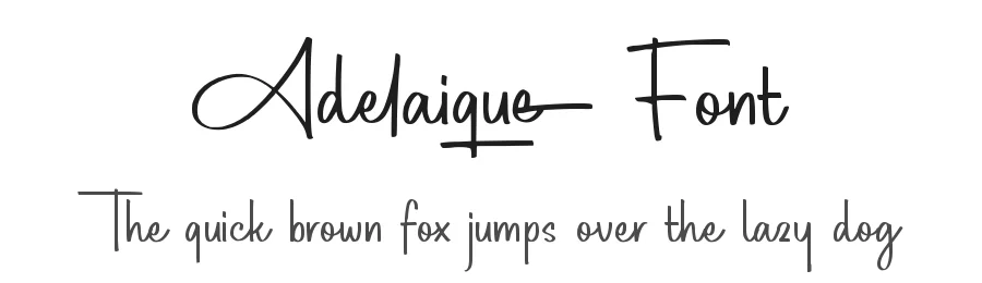 Adelaique Font by Allouse.Studio — Script Handwritten Font