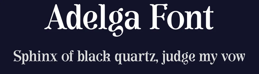 Adelga Font by Rantautype — Display Font — thumbnail 2
