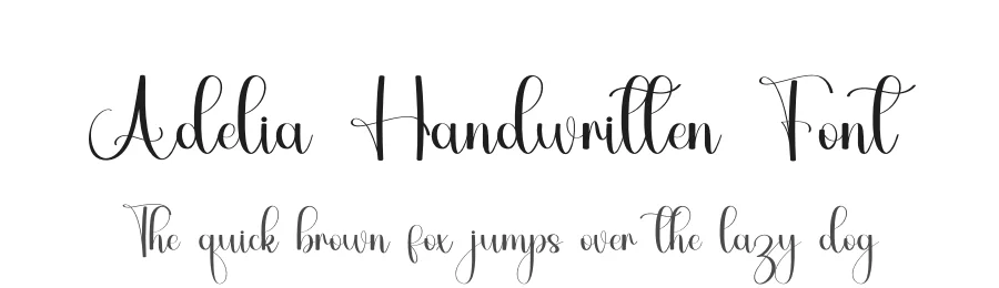 Adelia Handwritten Font by inermediaSTUDIO — Script Handwritten Font